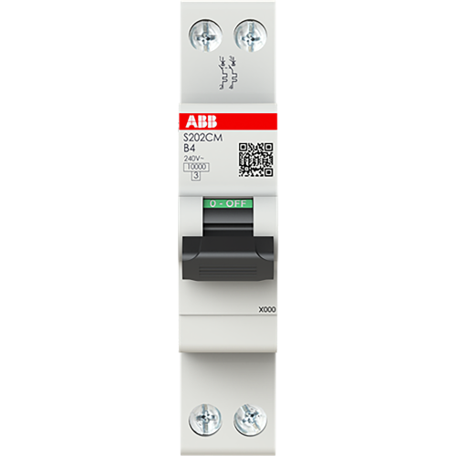 ABB Componenten MCB - 200C - 2P - 4 A - B - (230 V) 10 Ka - 9paa00000317754 - 20209835