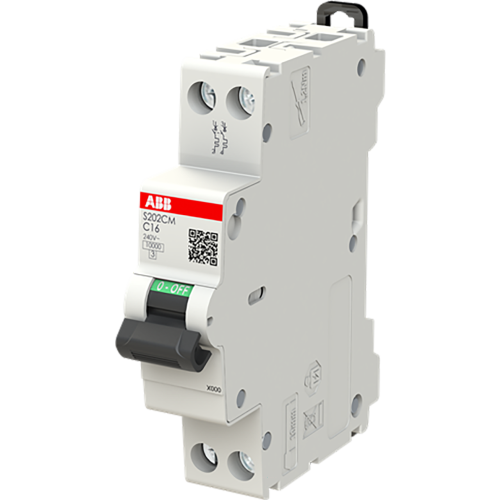 ABB Componenten MCB - 200C - 2P - 16 A - C - (230 V) 10 Ka - 9paa00000317779 - 20209842