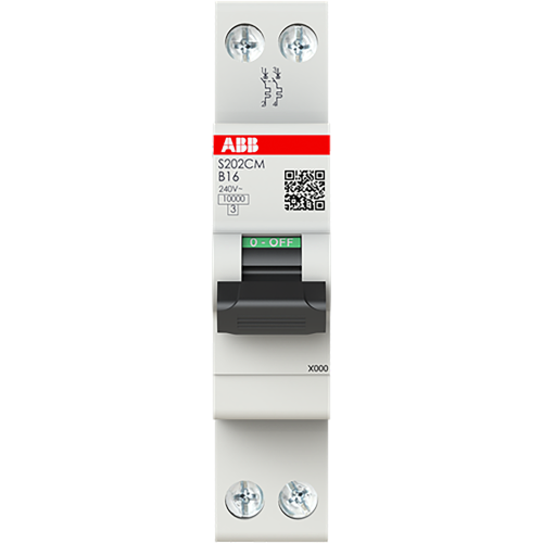 ABB Componenten MCB - 200C - 2P - 16 A - B - (230 V) 10 Ka - 9paa00000317781 - 20209843
