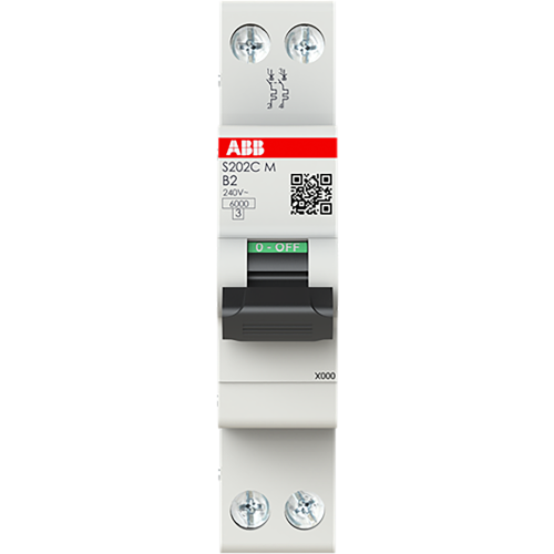 ABB Componenten S202C-B2 Compacte S200C 2P 2A Curve B 6kA - 9paa00000317802 - 20196915