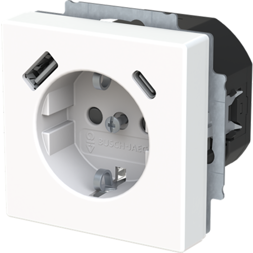 ABB Busch-Jaeger wcd ra kv + 1xUSB-A + 1xUSB-C voeding f-studiowit - 9paa00000317840 - 20089955