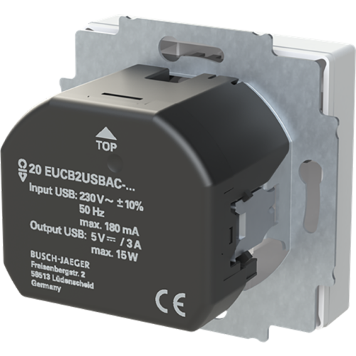 ABB Busch-Jaeger wcd ra kv + 1xUSB-A + 1xUSB-C voeding f-studiowit - 9paa00000317841 - 20089955