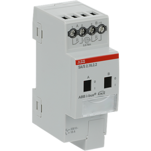 ABB Busch-Jaeger Schakel aktor, standaard KNX 2-voudig, 16 ampere - 9paa00000319140 - 20087869