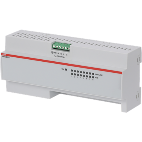 ABB Busch-Jaeger ISP/S8.1.1.1 IP Switch PoE, 8 Poorten - 9paa00000319159 - 20087926