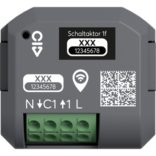 B&J inbouwactor schakelen 1-voudig 13a 62811 U-WL - 9paa00000319870 - 11011002