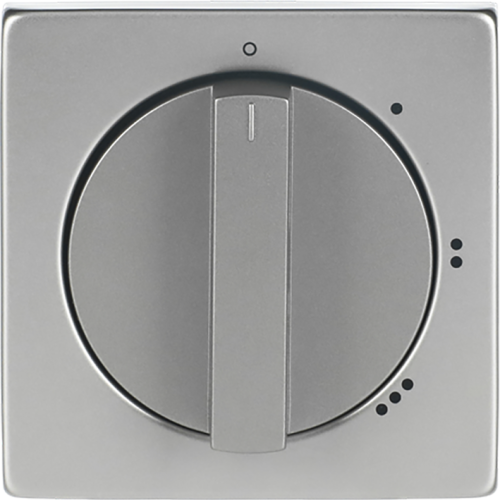 B&J centraalplaat + knop rvs 0-1-2-3 2542dr/01-866 - 9paa00000320808 - 3131033