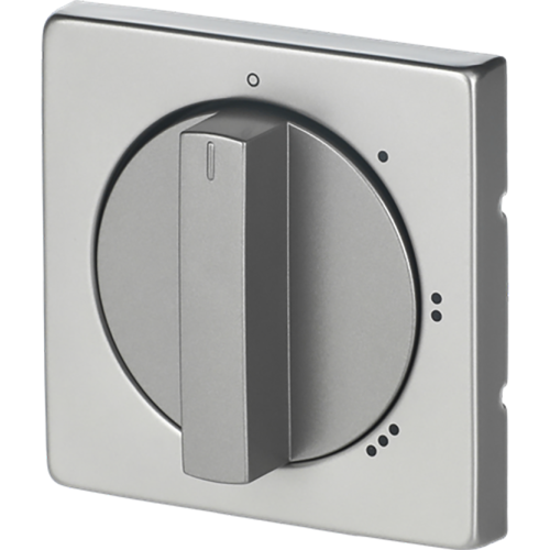 B&J centraalplaat + knop rvs 0-1-2-3 2542dr/01-866 - 9paa00000320809 - 3131033