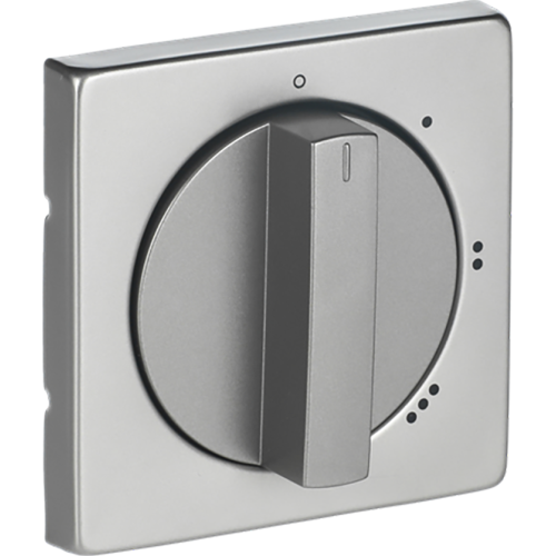 B&J centraalplaat + knop rvs 0-1-2-3 2542dr/01-866 - 9paa00000320810 - 3131033