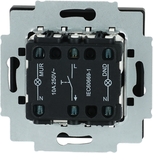 ABB Busch-Jaeger pulsdrukker bel DND/MUR f-matzwart - 9paa00000321091 - 20089111