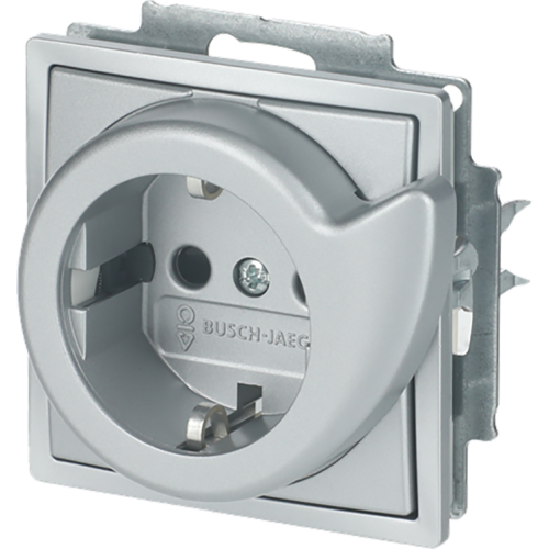 ABB Busch-Jaeger wcd ra kv cpl uitwerp inb f-aluzilver - 9paa00000321307 - 20090035
