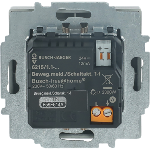 ABB Busch-Jaeger FaH bewegingssensor/aktor 1v pure-rvs - 9paa00000321799 - 20090520