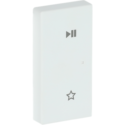 ABB Busch-Jaeger FaH wip 2-v links, Play/Pause Future studio wit mat - 9paa00000322088 - 20090574