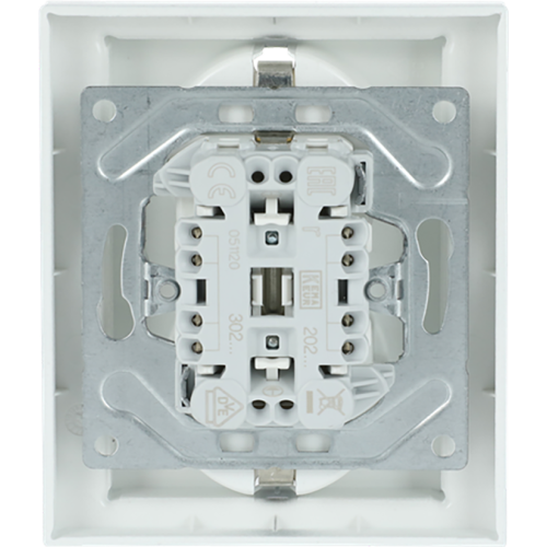 ABB Busch-Jaeger wcd ra dubbel kv inb f-aluzilver - 9paa00000322544 - 20091178