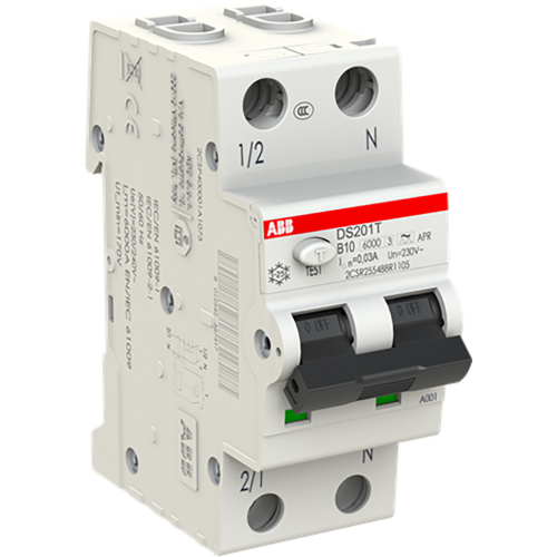ABB Componenten DS201T B10 APR30 Aardlekschakelaar DS201T-1P - 9paa00000323086 - 20209817