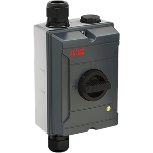 ABB Componenten OTA100GS4BX ATEX EMC Onderhoudschakelaar ATEX, aluminium,100A, 4P, zwa - 9paa00000324072 - 20211714
