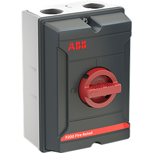 ABB Componenten OKA63GS3RF2 F200 EMC Onderhoudschakelaar aluminium, 63A, 3P, F200 fire - 9paa00000324075 - 20211704