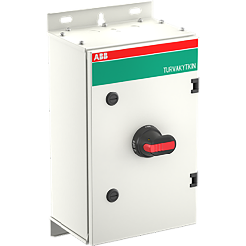 ABB Componenten OTL80GB6M Onderhoudsschakelaar steel sheet, 80A, 6P, zwarte hendel zon - 9paa00000324081 - 20211645