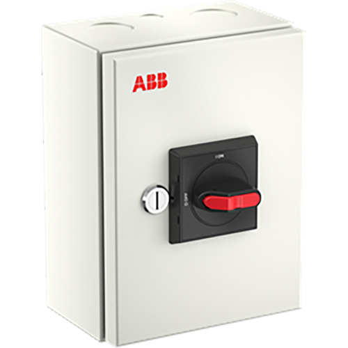ABB Componenten OTL40GB4M Onderhoudsschakelaar steel sheet, 40A, 4P, zwarte hendel zon - 9paa00000324087 - 20211898