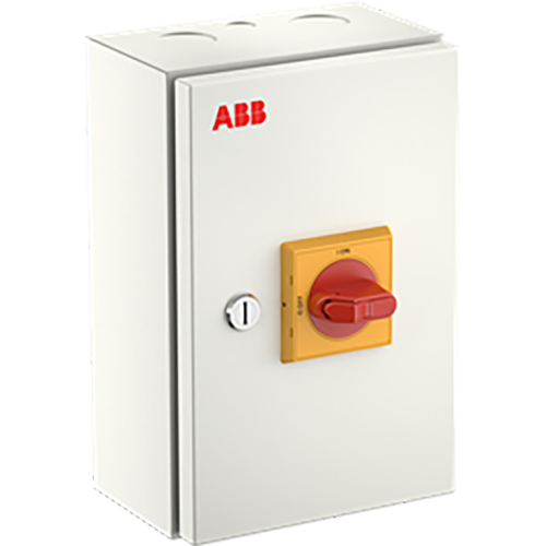 ABB Componenten OTL40GA3M Onderhoudsschakelaar steel sheet, 40A, 3P, geel/rode hendel  - 9paa00000324090 - 20211894