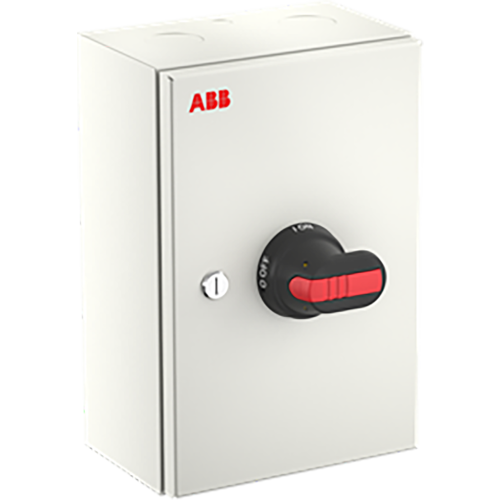 ABB Componenten OTL80GB4M Onderhoudsschakelaar steel sheet, 80A, 4P, zwarte hendel zon - 9paa00000324114 - 20211639