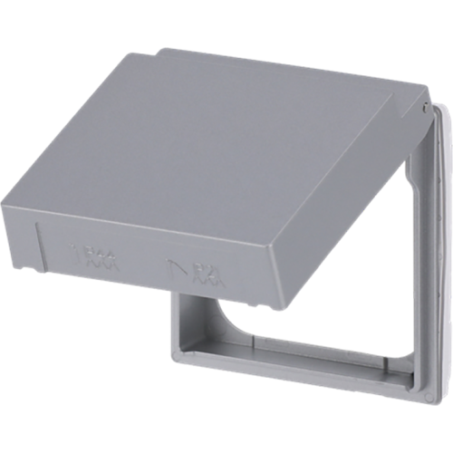 ABB Busch-Jaeger tussenring klapdeksel SI-B aluzilver - 9paa00000325009 - 20088599