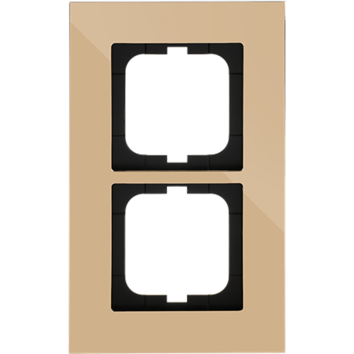 ABB Busch-Jaeger afdekraam 2v c-goud - 9paa00000325091 - 20089514