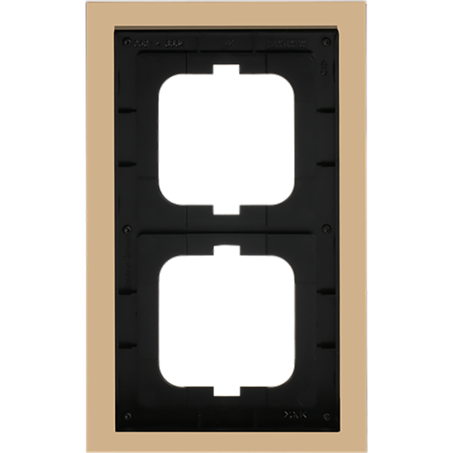 ABB Busch-Jaeger afdekraam 2v c-goud - 9paa00000325094 - 20089514