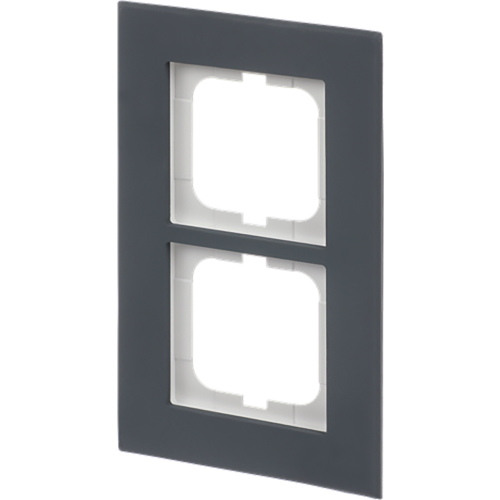 ABB Busch-Jaeger afdekraam 2v carat-porselein antraciet - 9paa00000325102 - 20089702
