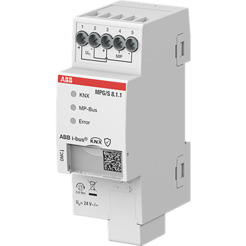 ABB Busch-Jaeger MPG/S8.1.1 KNX/MP-Bus Controller, MDRC - 9paa00000325545 - 20194605