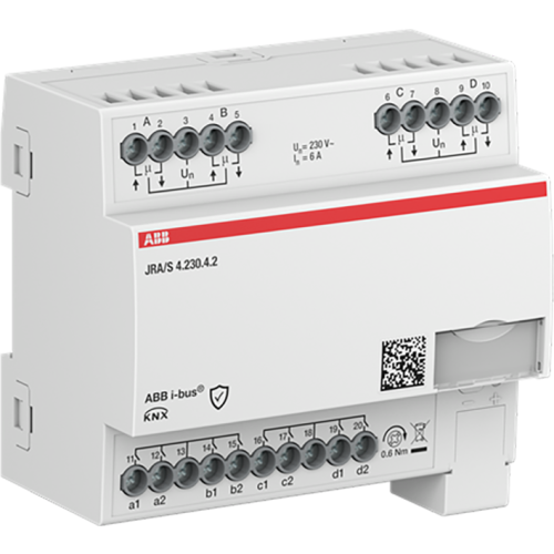 ABB Busch-Jaeger Jaloezie- en rolluikactuator Travel Det, Bin ingang, 4-f, 230 V handma - 9paa00000326997 - 20087900