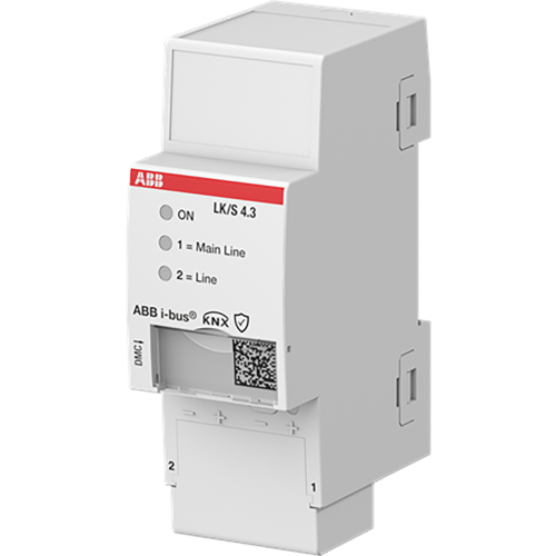 ABB Busch-Jaeger LK/S4.3 KNX lijnkoppelaar DIN-rail - 9paa00000327005 - 20194604