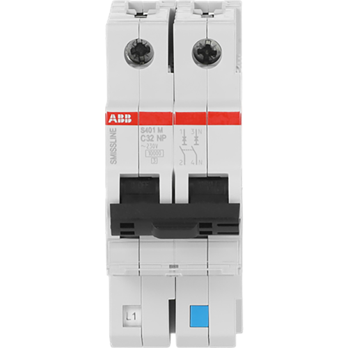 ABB automaat 2p c32 10ka s400np S401M-C32NP - 9paa00000328818 - 11010737