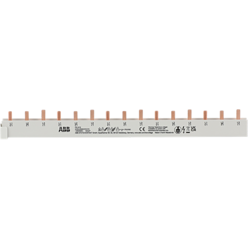 ABB Componenten Verbindingsrail PS 3P 15 pinnen 10mm&sup2; L1-L2-L3-L1-L2-L3-# - 9paa00000328858 - 20172438