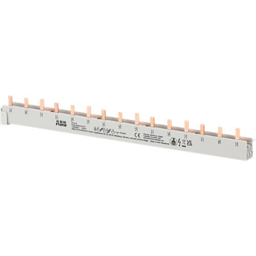 ABB Componenten Verbindingsrail PS 3P 15 pinnen 10mm&sup2; L1-L2-L3-L1-L2-L3-# - 9paa00000328859 - 20172438