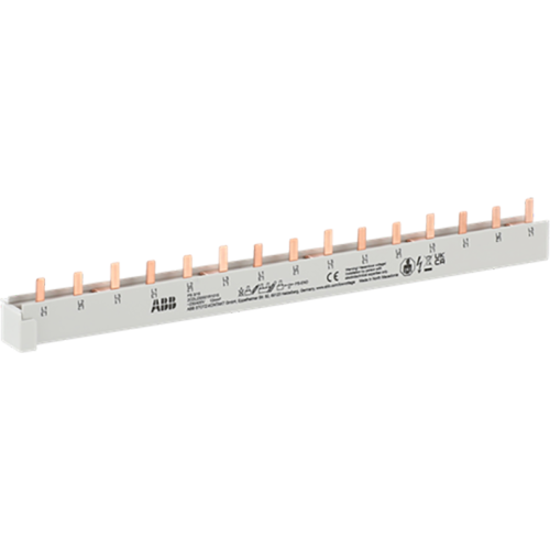 ABB Componenten Verbindingsrail PS 3P 15 pinnen 10mm&sup2; L1-L2-L3-L1-L2-L3-# - 9paa00000328860 - 20172438