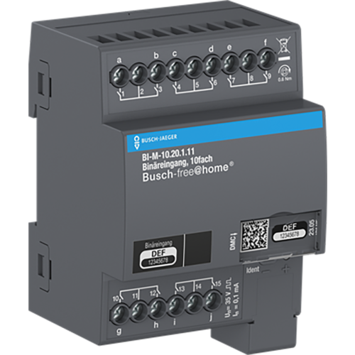 ABB Busch-Jaeger Busch-free@home&reg; Binaire ingang, 10-voudig voor potentiaalvrije contac - 9paa00000329366 - 20087937