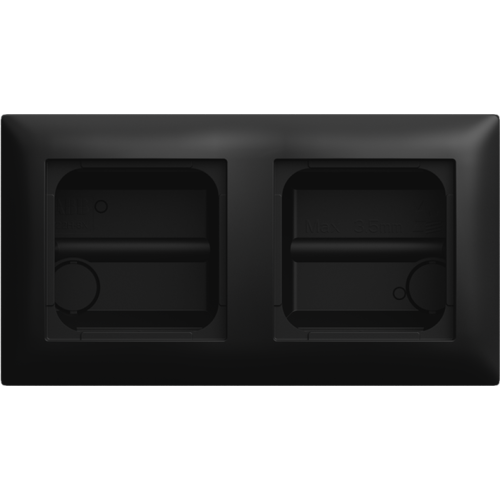 ABB Busch-Jaeger opbouwbak hoek 2v SI-B-matzwart - 9paa00000333817 - 20091238