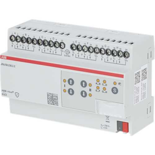 ABB Busch-Jaeger Jaloezie- en rolluikactuator Jaloezie- en rolluikactuator, 8-f, 230 V  - 9paa00000334438 - 20087894