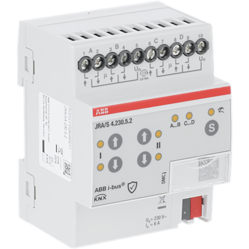 ABB Busch-Jaeger Jaloezie- en rolluikactuator Travel Det, 4-f, 230 V handmatige bedieni - 9paa00000334443 - 20087897