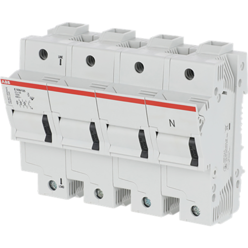 ABB Componenten Zekeringhouder voor 22 x 58mm zekeringen 3 polig + N, max 100A - 9paa00000334875 - 20124575