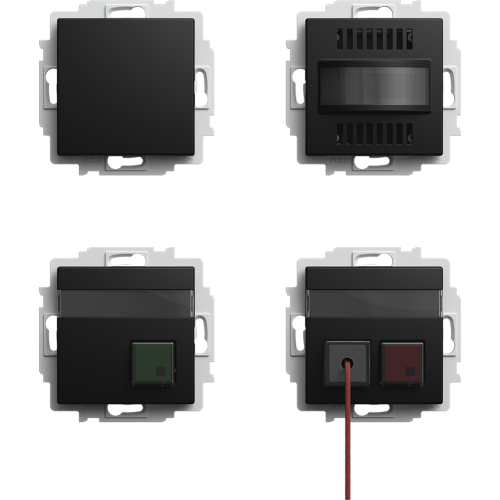 ABB Busch-Jaeger Miva-toiletset VDE0834 SI-B-matzwart - 9paa00000335681 - 20172379