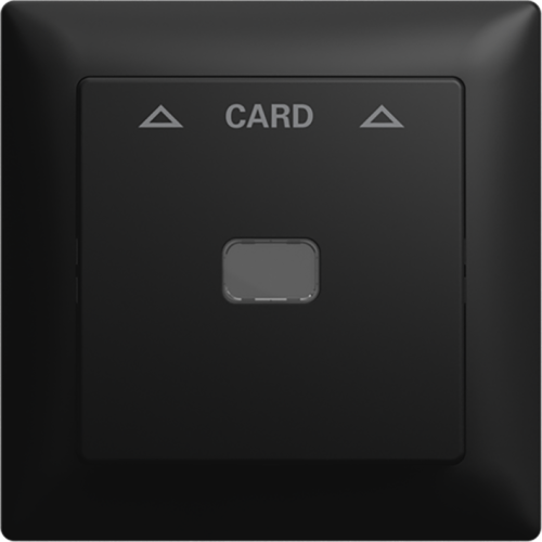 ABB Busch-Jaeger cpl v card-schakelaar 1v SI-B-matzwart - 9paa00000337226 - 20088555