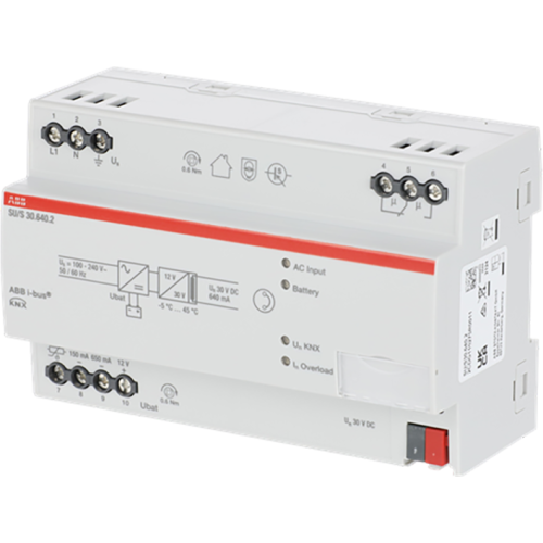ABB Busch-Jaeger KNX voeding met noodvoorziening, 640 mA - 9paa00000337617 - 20087883
