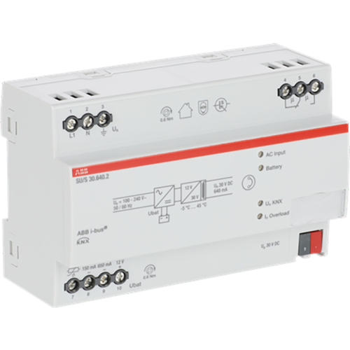 ABB Busch-Jaeger KNX voeding met noodvoorziening, 640 mA - 9paa00000337618 - 20087883