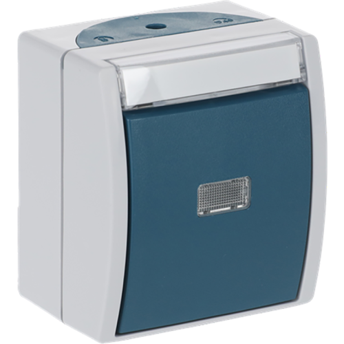 ABB Busch-Jaeger tekstpulsdrukker 1P maak opb IP44 ocean - 9paa00000337779 - 20088129