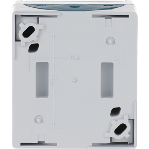ABB Busch-Jaeger tekstpulsdrukker 1P maak opb IP44 ocean - 9paa00000337780 - 20088129