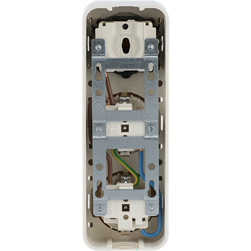 ABB Busch-Jaeger combinatie ra 3v wis opb AP creme - 9paa00000337824 - 20088236