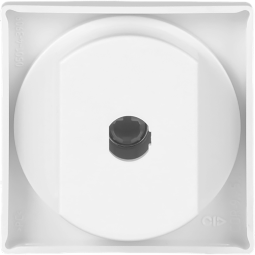 B&J centraalplaat + draaiknop tbv jaloezie wit 2542 DR-914 - 9paa00000337914 - 3030226