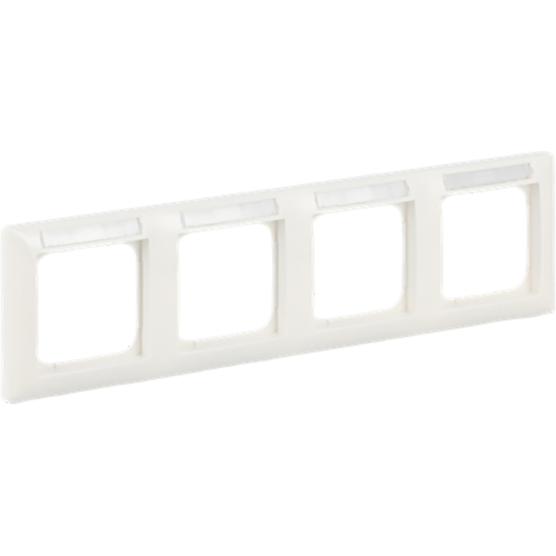 ABB Busch-Jaeger tekstkanaalraam 4v hor SI-B-alpinwit - 9paa00000337933 - 20089580