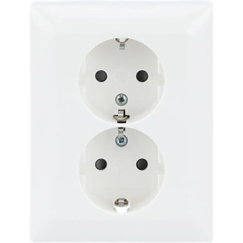 ABB Busch-Jaeger wcd ra dubbel kv inb SI-B-alpinwit - 9paa00000338075 - 20091193